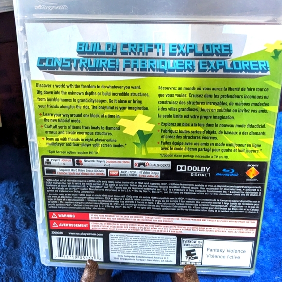 Minecraft | Sony PS3 Game + Box | No Manual | VG+ - Picture 4 of 4
